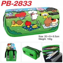 BTS Anime double-layer pu leat...
