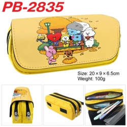 BTS Anime double-layer pu leat...