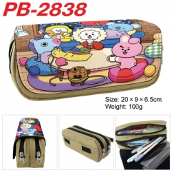 BTS Anime double-layer pu leat...