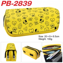 BTS Anime double-layer pu leat...
