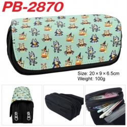 Bluey Anime double-layer pu le...