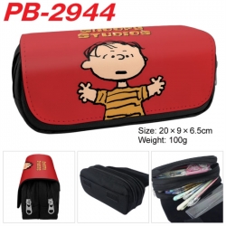 snoopy Anime double-layer pu l...