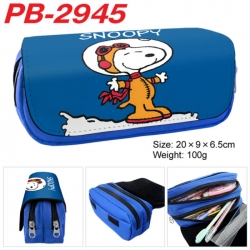 snoopy Anime double-layer pu l...