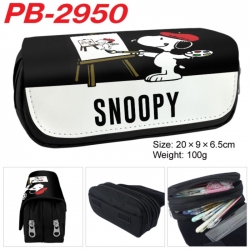 snoopy Anime double-layer pu l...