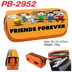 snoopy Anime double-layer pu l...