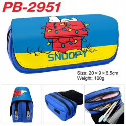 snoopy Anime double-layer pu l...
