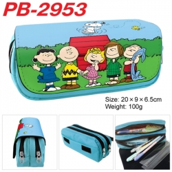 snoopy Anime double-layer pu l...