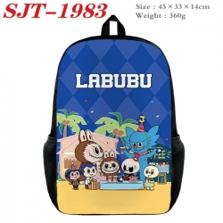 Labubu Anime nylon canvas back...
