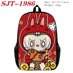 Labubu Anime nylon canvas back...