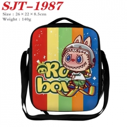 Labubu Anime Lunch Bag Crossbo...