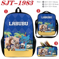 Labubu Anime nylon canvas back...
