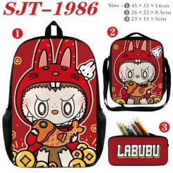 Labubu Anime nylon canvas back...