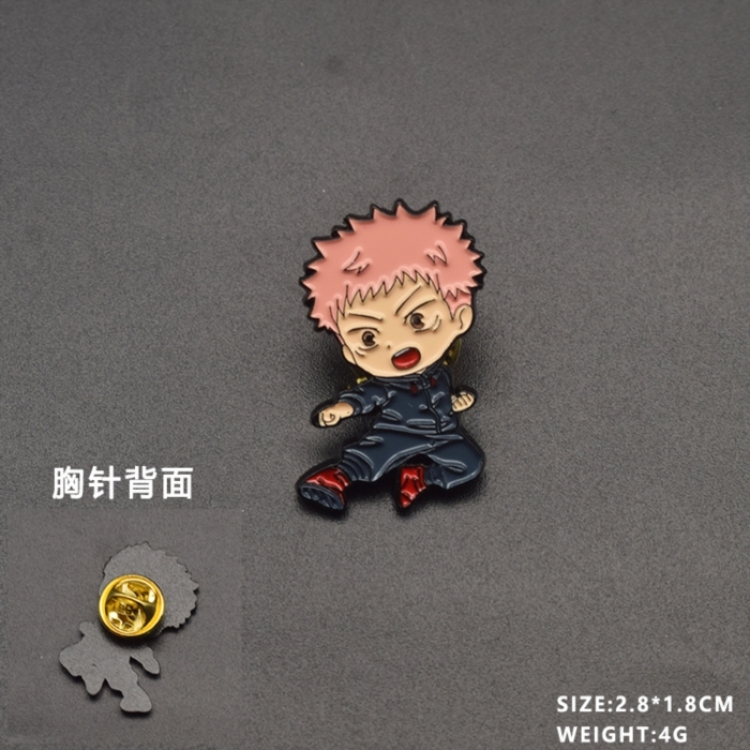 Jujutsu Kaisen Anime cartoon metal brooch badge price for 5 pcs