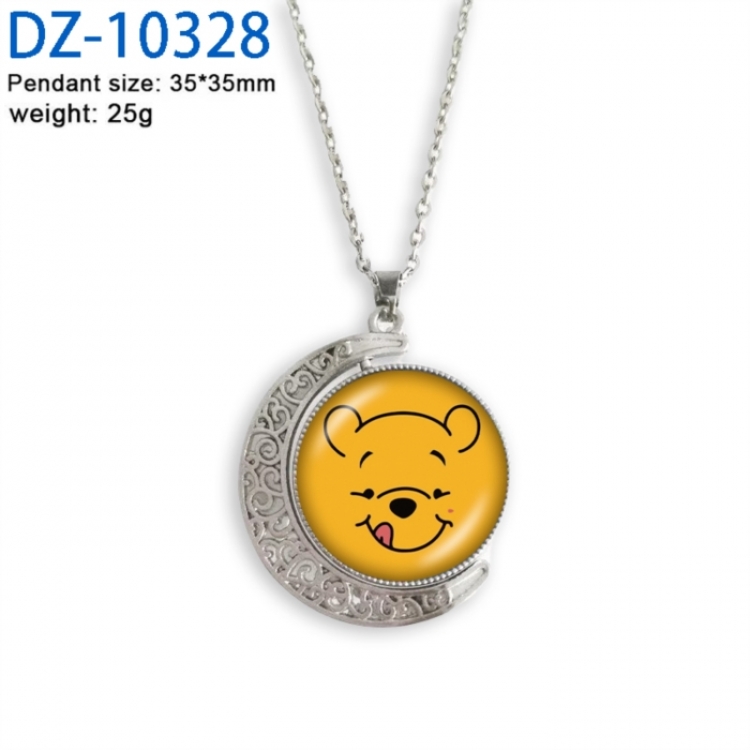 Winnie Anime Double sided Crystal Rotating Gem Necklace price for 5 pcs