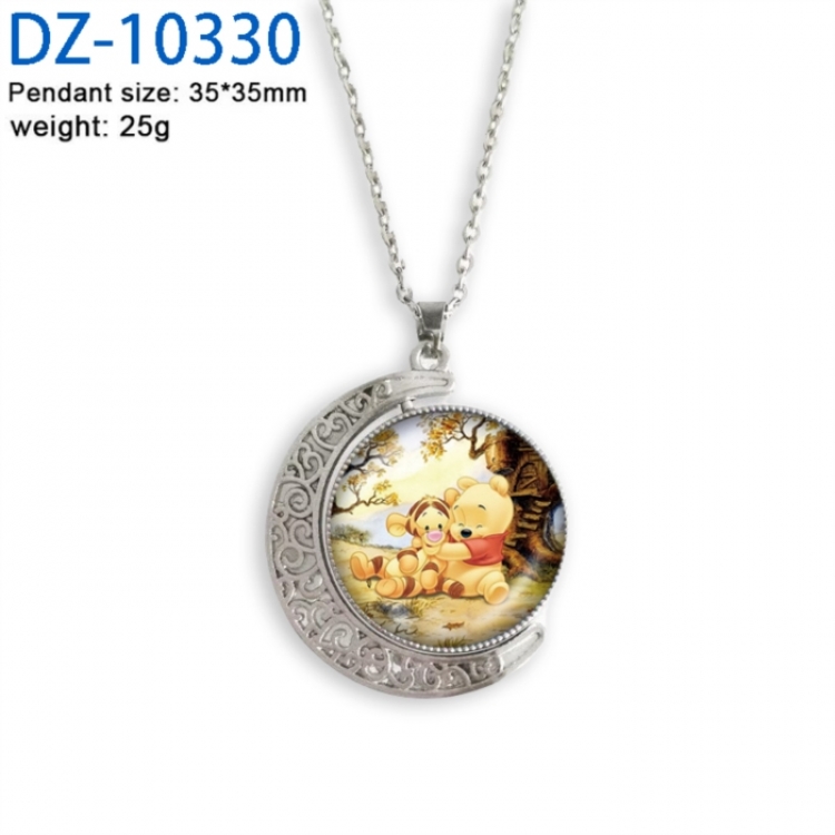 Winnie Anime Double sided Crystal Rotating Gem Necklace price for 5 pcs