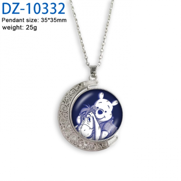 Winnie Anime Double sided Crystal Rotating Gem Necklace price for 5 pcs