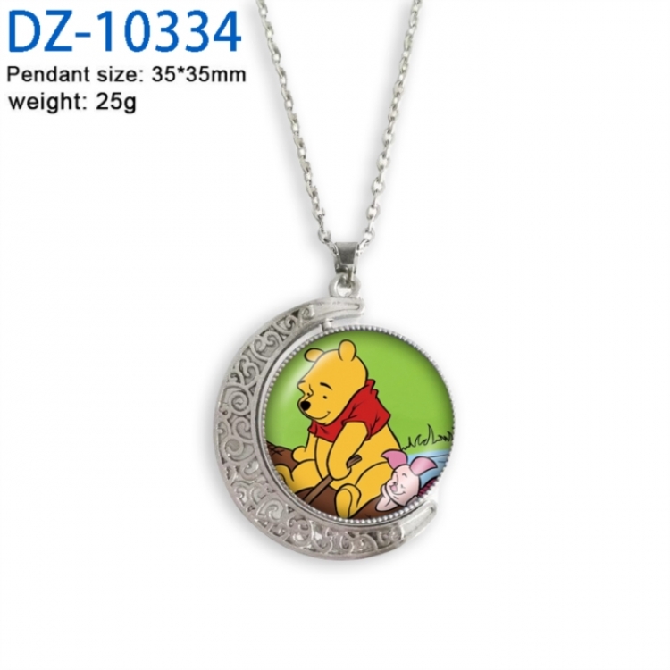 Winnie Anime Double sided Crystal Rotating Gem Necklace price for 5 pcs
