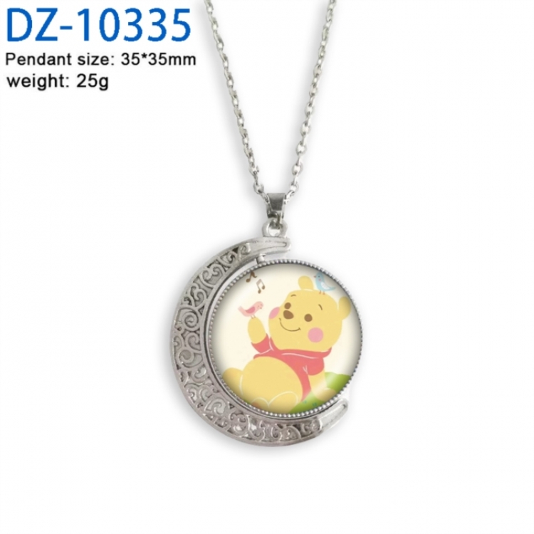 Winnie Anime Double sided Crystal Rotating Gem Necklace price for 5 pcs