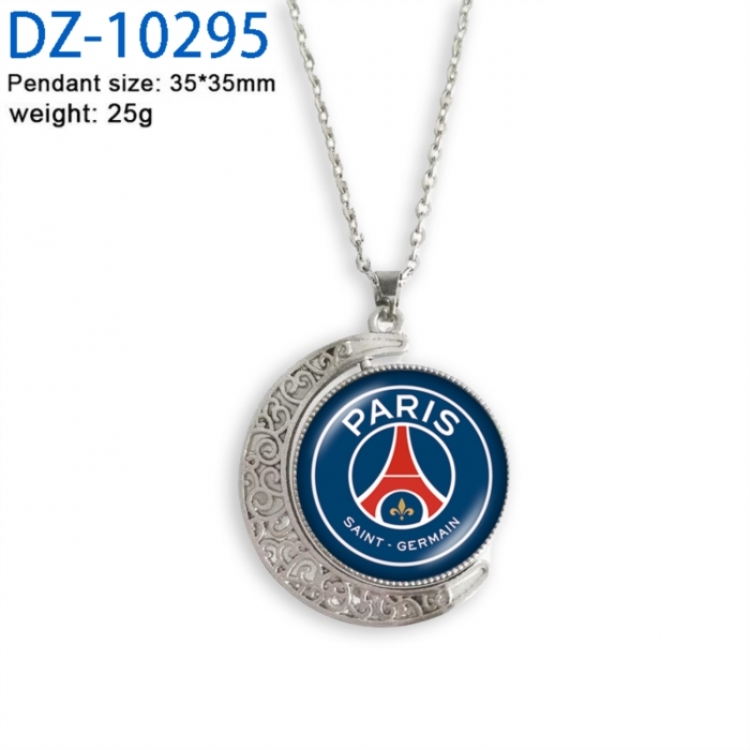 Football Anime Double sided Crystal Rotating Gem Necklace price for 5 pcs