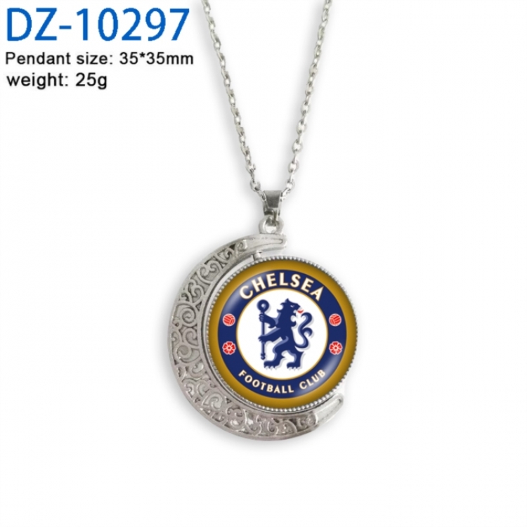 Football Anime Double sided Crystal Rotating Gem Necklace price for 5 pcs
