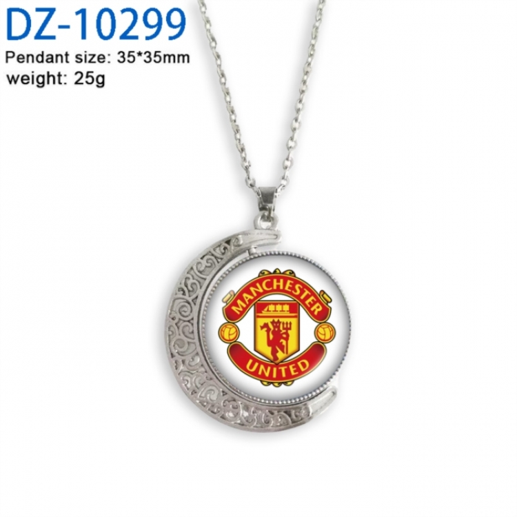 Football Anime Double sided Crystal Rotating Gem Necklace price for 5 pcs