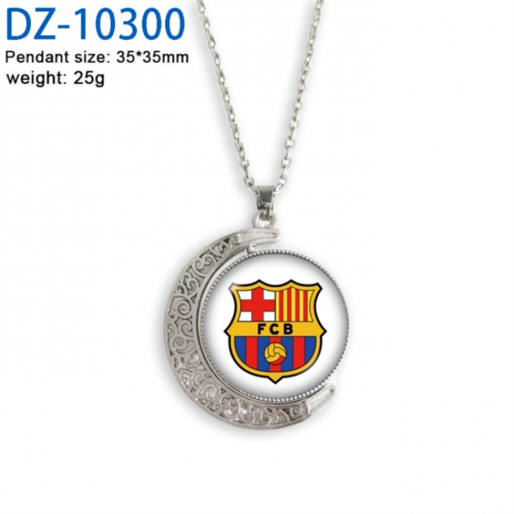 Football Anime Double sided Crystal Rotating Gem Necklace price for 5 pcs