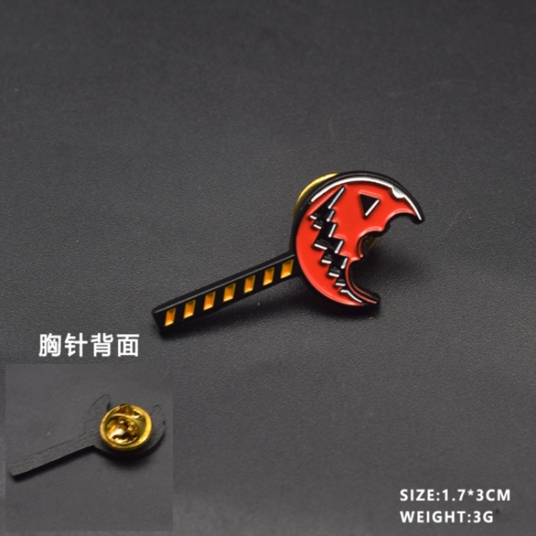 Chainsaw Man Anime cartoon metal brooch price for 5 pcs 