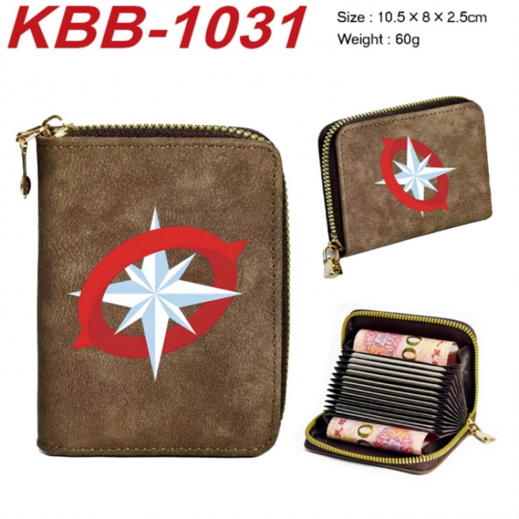StrayKids Anime-themed bank card zipper cardholder with dimensions 10.5x8x2.5cm