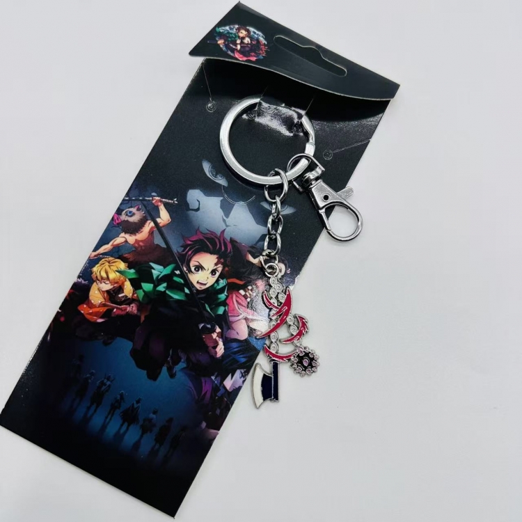 Demon Slayer Kimets Anime peripheral metal keychain price for 5 pcs