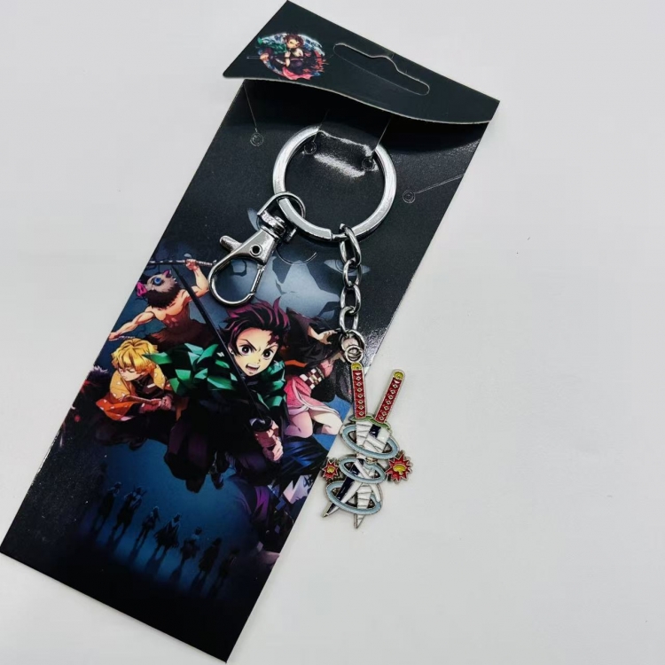 Demon Slayer Kimets Anime peripheral metal keychain price for 5 pcs