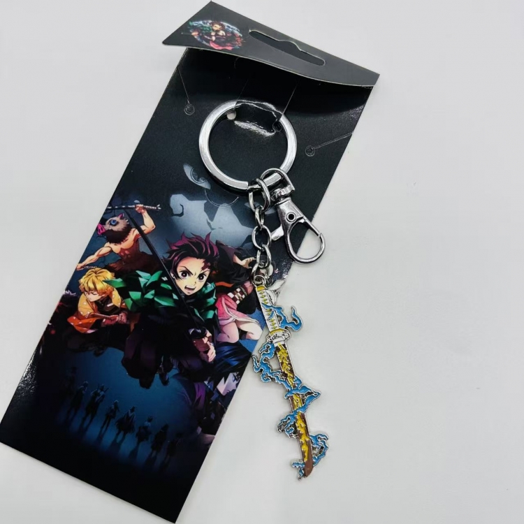 Demon Slayer Kimets Anime peripheral metal keychain price for 5 pcs