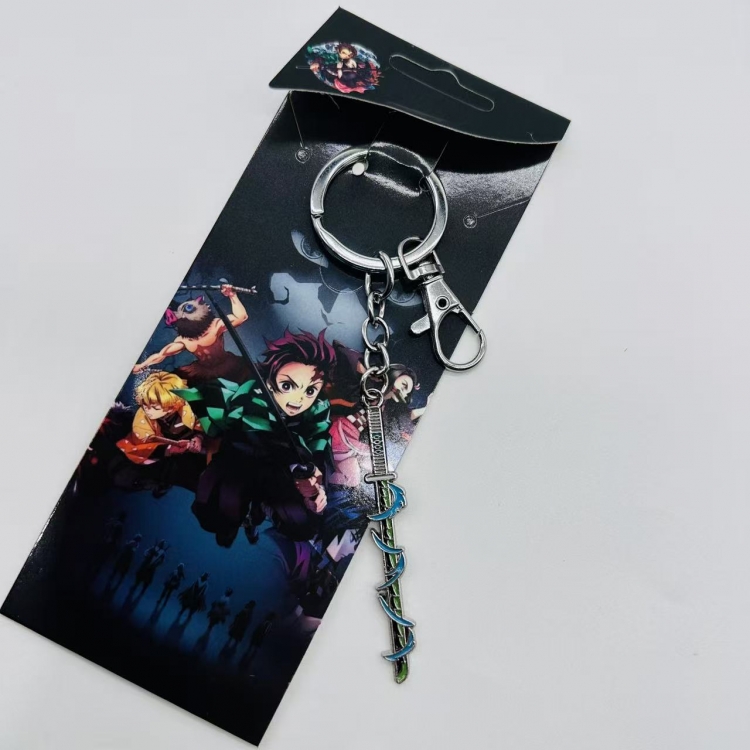 Demon Slayer Kimets Anime peripheral metal keychain price for 5 pcs