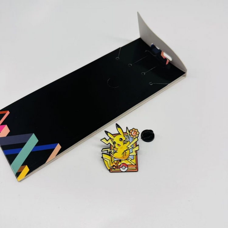 Pokemon Anime cartoon metal brooch  price for 5 pcs 
