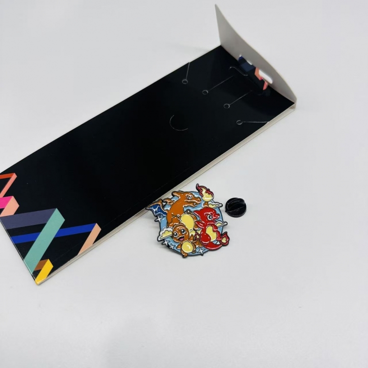 Pokemon Anime cartoon metal brooch  price for 5 pcs