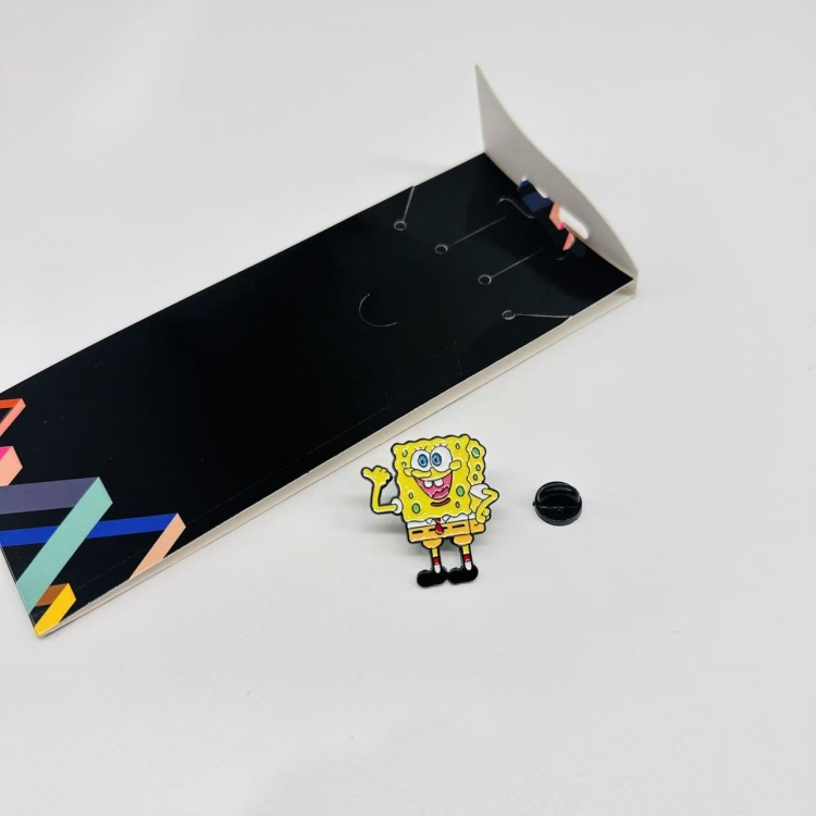 SpongeBob Anime cartoon metal brooch  price for 5 pcs 