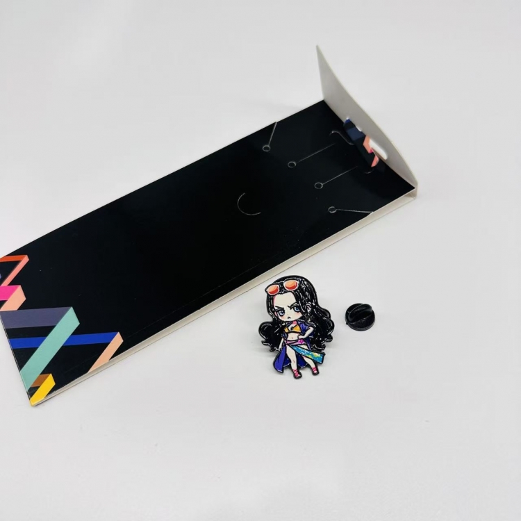 One Piece Anime cartoon metal brooch  price for 5 pcs