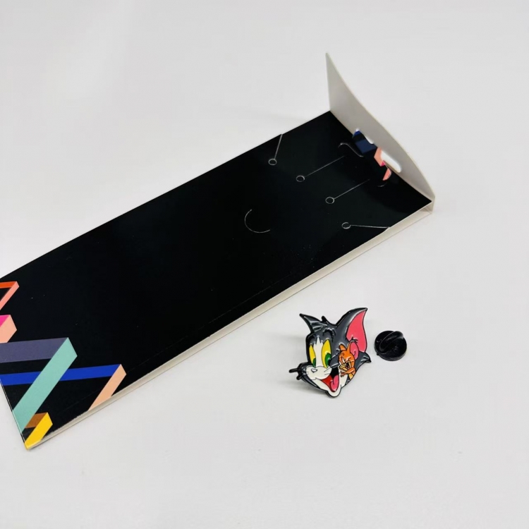 Tom and Jerry Anime cartoon metal brooch  price for 5 pcs