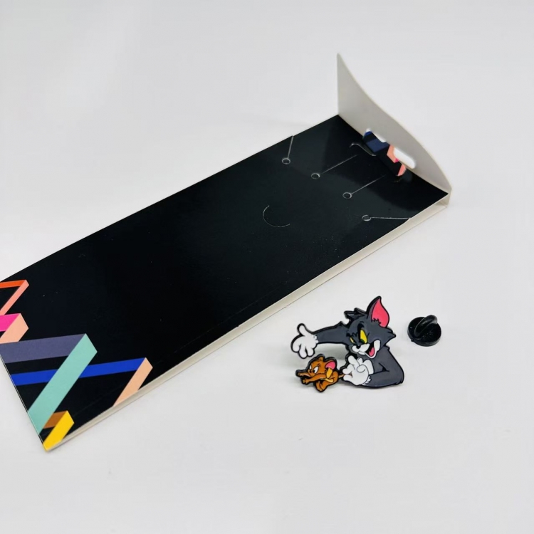 Tom and Jerry Anime cartoon metal brooch  price for 5 pcs