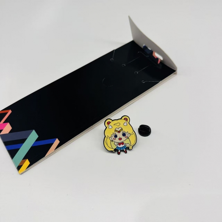 sailormoon Anime cartoon metal brooch  price for 5 pcs