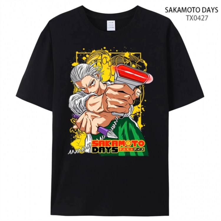 SAKAMOTO DAYS Anime peripheral printed pure cotton T-shirt from S to 4XL