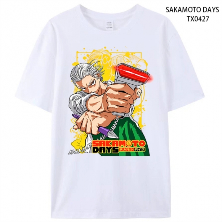 SAKAMOTO DAYS Anime peripheral printed pure cotton T-shirt from S to 4XL