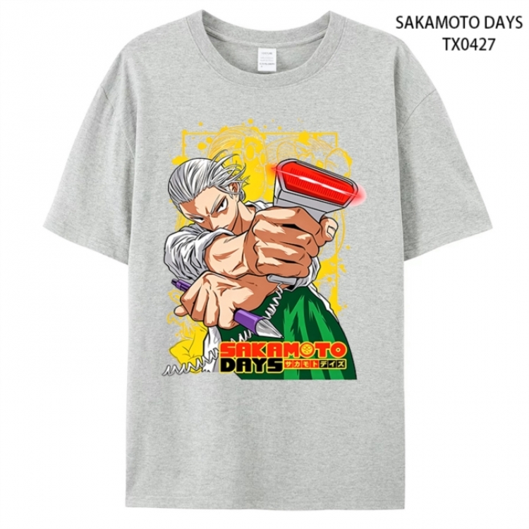 SAKAMOTO DAYS Anime peripheral printed pure cotton T-shirt from S to 4XL