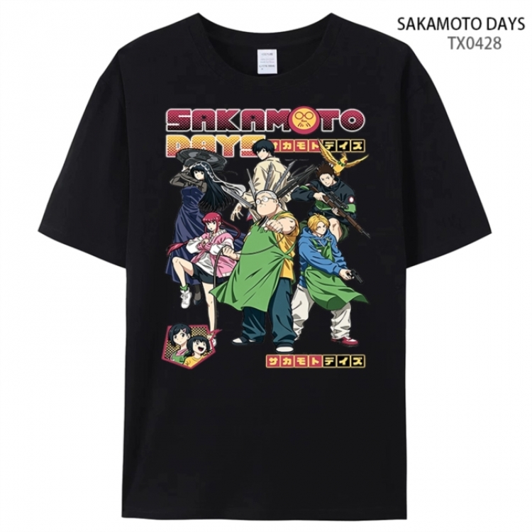 SAKAMOTO DAYS Anime peripheral printed pure cotton T-shirt from S to 4XL
