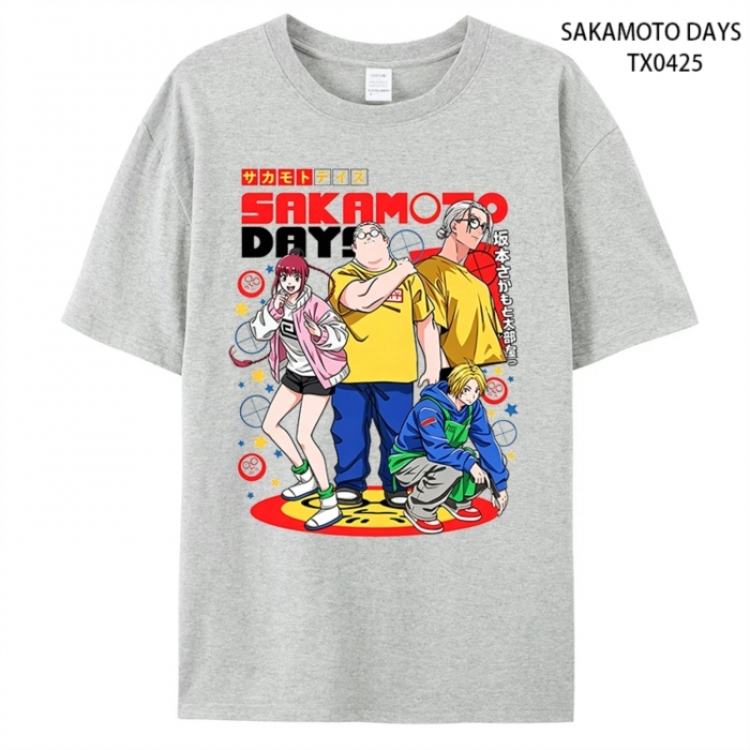 SAKAMOTO DAYS Anime peripheral printed pure cotton T-shirt from S to 4XL