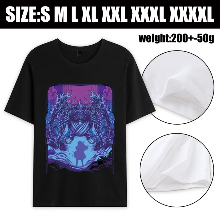 Naruto Anime printed pure cotton short sleeved T-shirt from S to 4XL