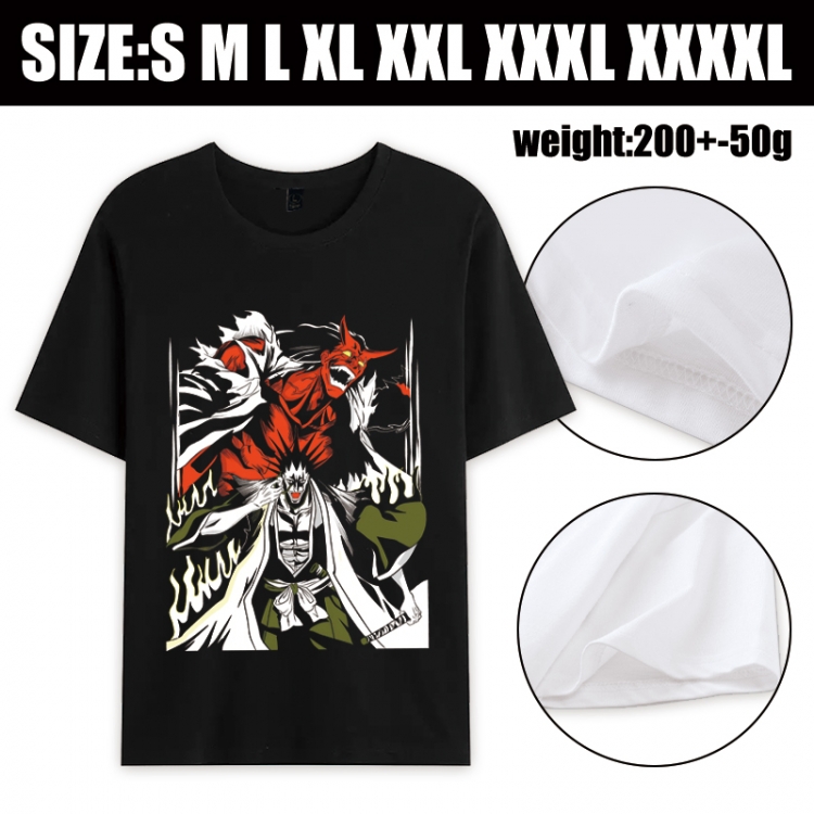 Bleach Anime printed pure cotton short sleeved T-shirt from S to 4XL