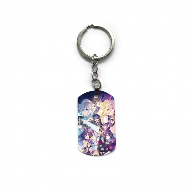 Date-A-Live Anime double-sided full-color printed keychain price for 5 pcs