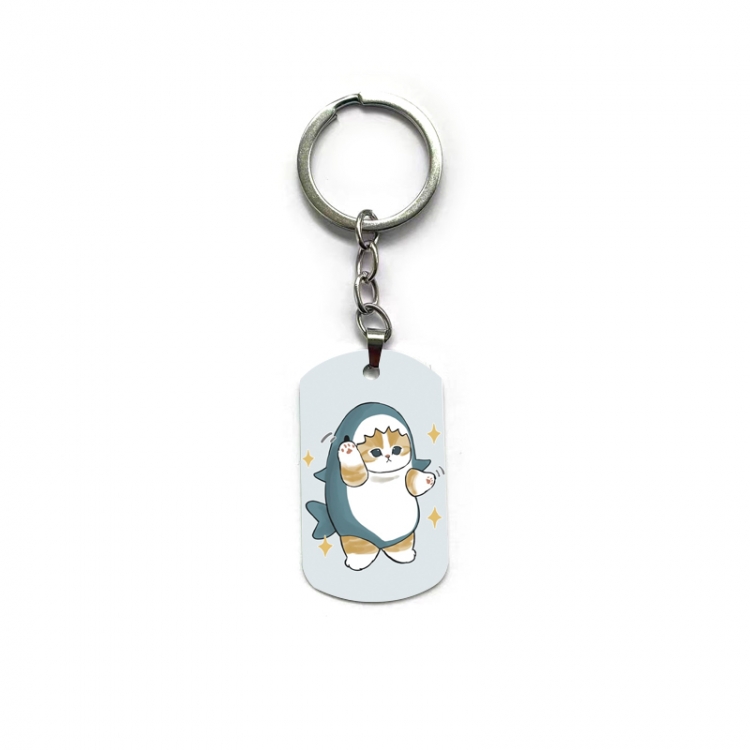 SharkCat Anime double-sided full-color printed keychain price for 5 pcs