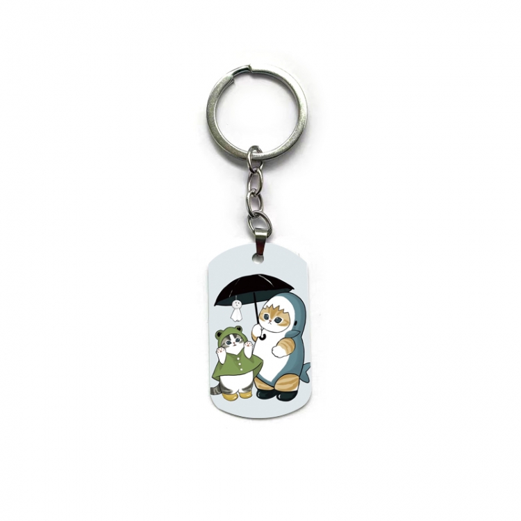 SharkCat Anime double-sided full-color printed keychain price for 5 pcs