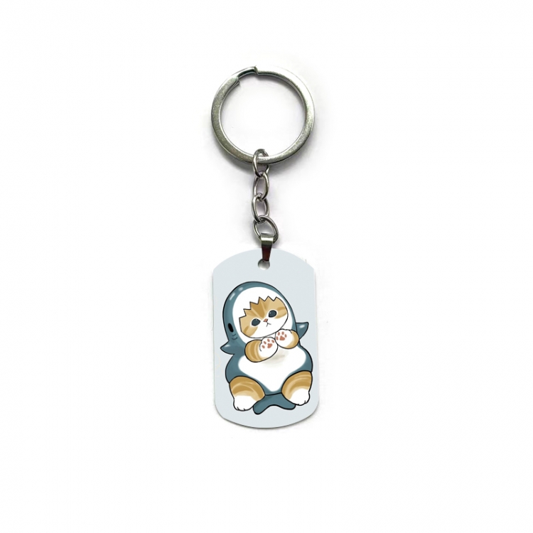SharkCat Anime double-sided full-color printed keychain price for 5 pcs